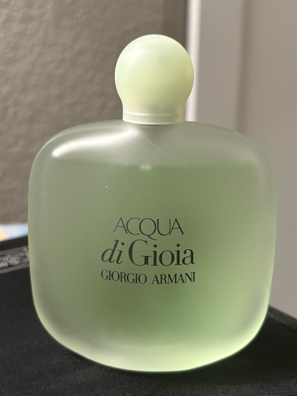 Giorgio Armani Acqua di Gioia- Pale Green Bottle